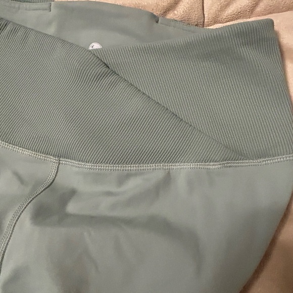Yogalicious Lux Olive Green Leggings - Picture 3 of 5